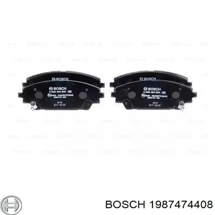 Комплект пружинок крепления дисковых колодок, передних Bosch 1987474408 цена, от 2.33 USD