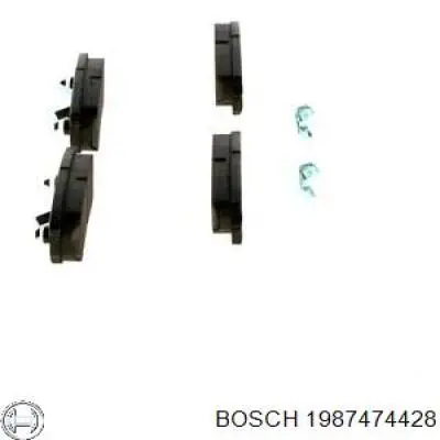 Комплект пружинок крепления дисковых колодок задних Bosch 1987474428 цена, от 6.91 USD