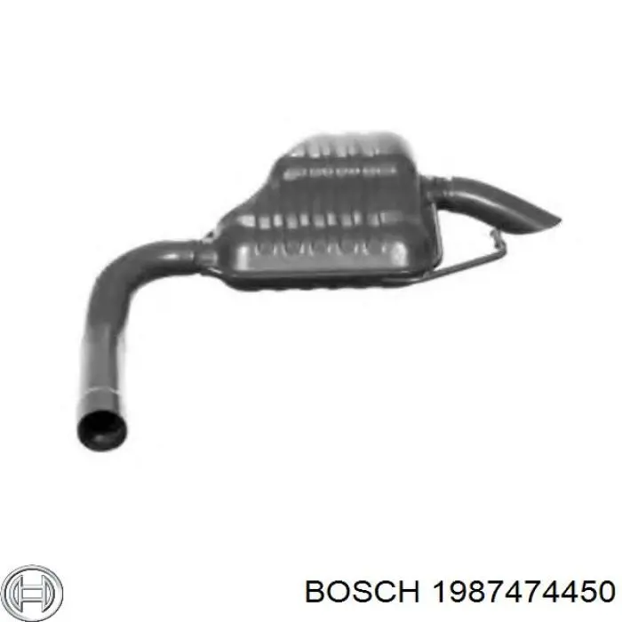1987474450 Bosch Комплект пружинок крепления дисковых передних колодок
