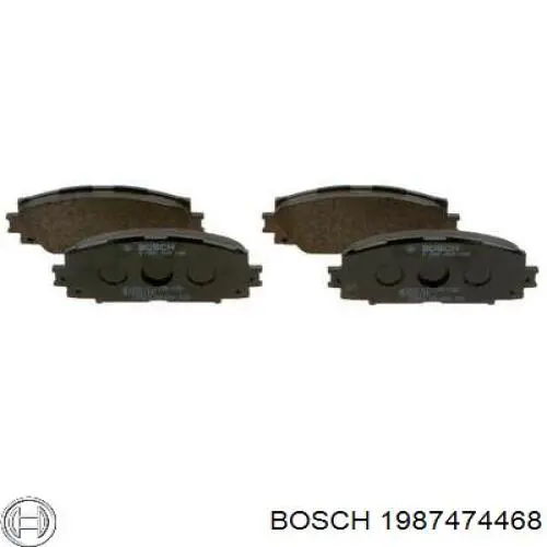 Conjunto De Muelles Almohadilla Discos Delanteros 1987474468 Bosch