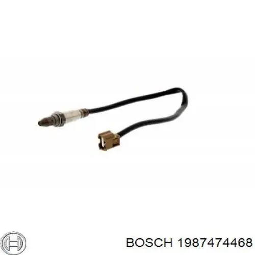 Комплект пружинок крепления передних дисковых колодок Bosch 1987474468