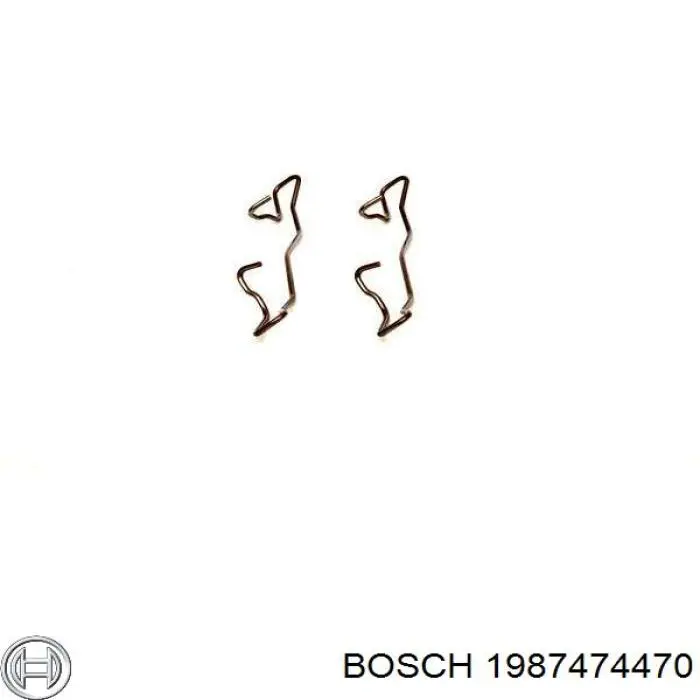 Комплект пружинок крепления дисковых колодок задних Bosch 1987474470 цена, от 4.53 USD