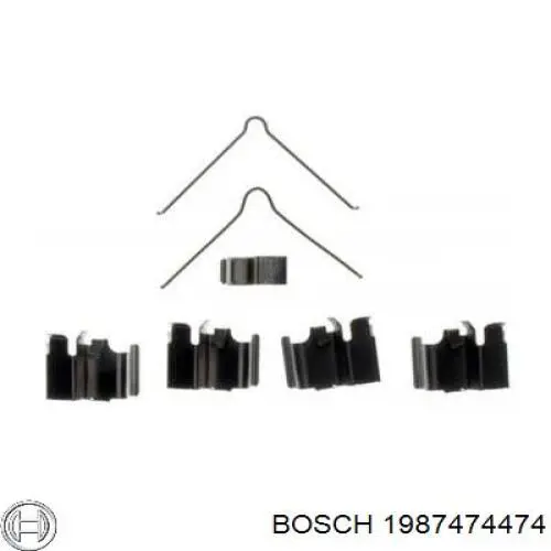 Пружинная защелка суппорта 1987474474 Bosch