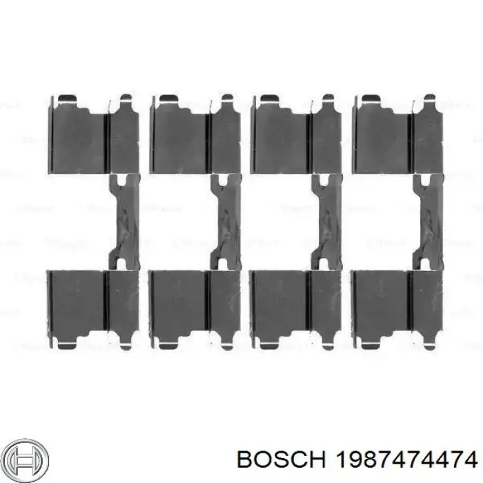 Пружинная защелка суппорта Bosch 1987474474 цена, от 10.50 USD