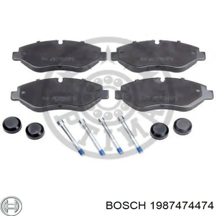Купить 1987474474 Bosch Пружинная защелка суппорта