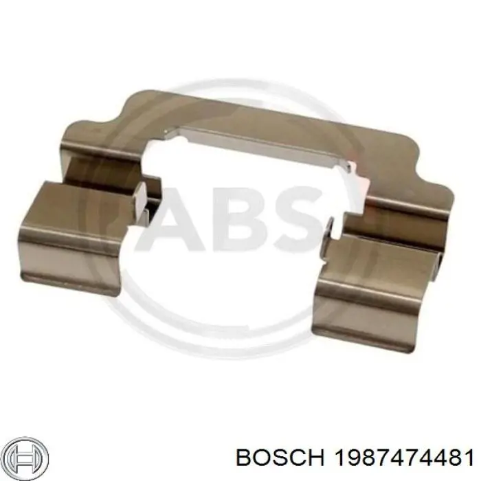 Купить 1987474481 Bosch Ремкомплект тормозных колодок