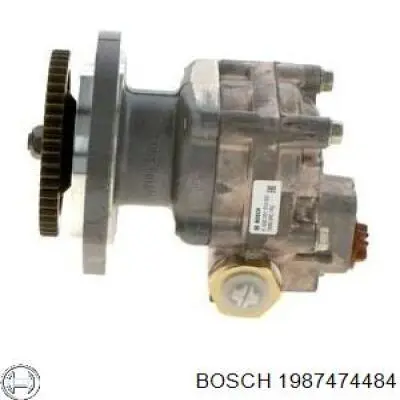 Ремкомплект тормозных колодок Bosch 1987474484