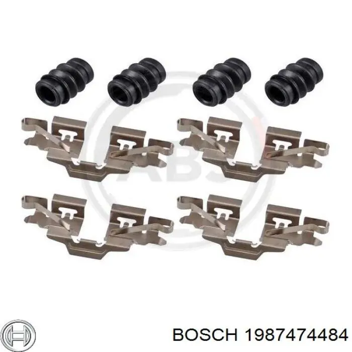 Ремкомплект тормозных колодок 1987474484 Bosch