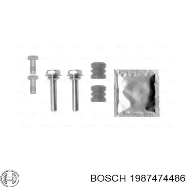 1987474486 Bosch ремкомплект суппорта тормозного переднего