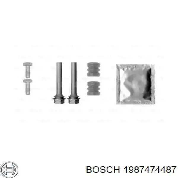 1987474487 Bosch ремкомплект суппорта тормозного заднего