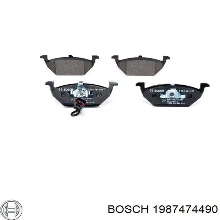 Ремкомплект тормозной системы Bosch 1987474490 цена, от 6.41 USD