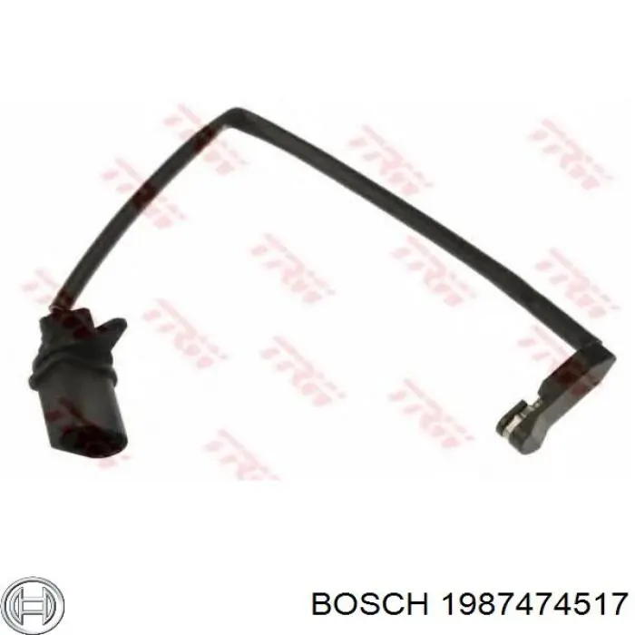 Датчик износа тормозных колодок передний 1987474517 Bosch