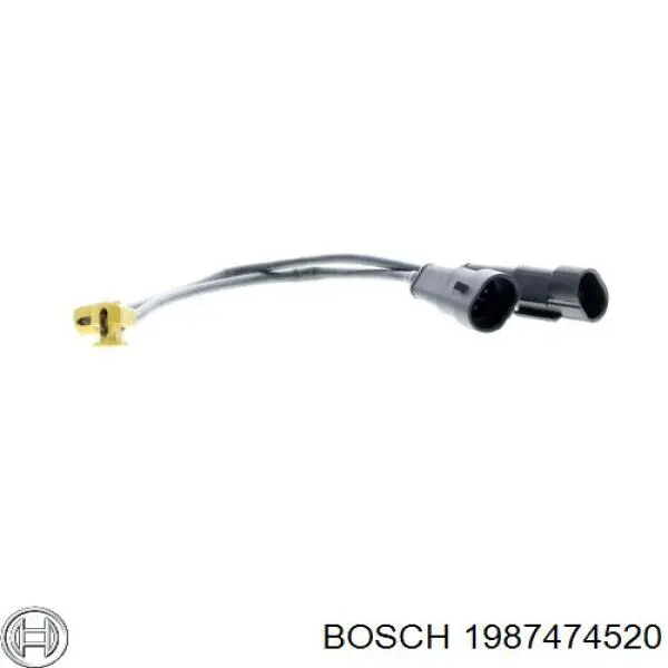 1987474520 Bosch Датчик износа тормозных колодок
