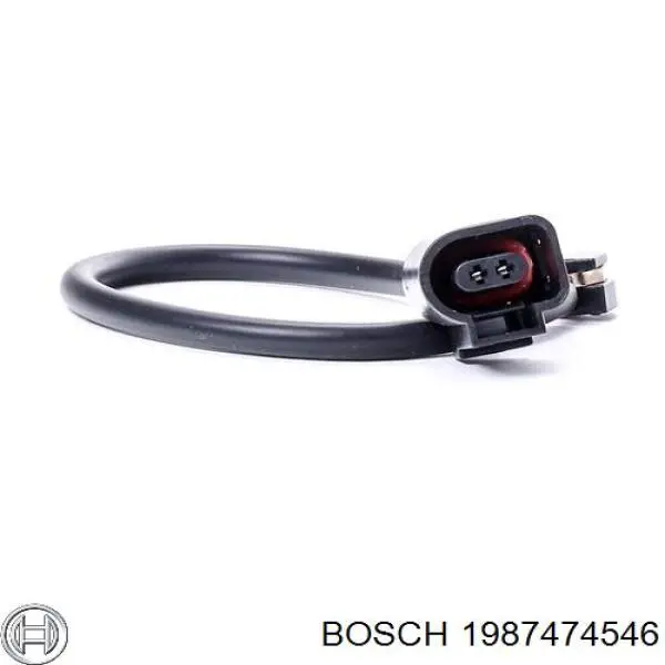 Датчик износа тормозных колодок передний 1987474546 Bosch