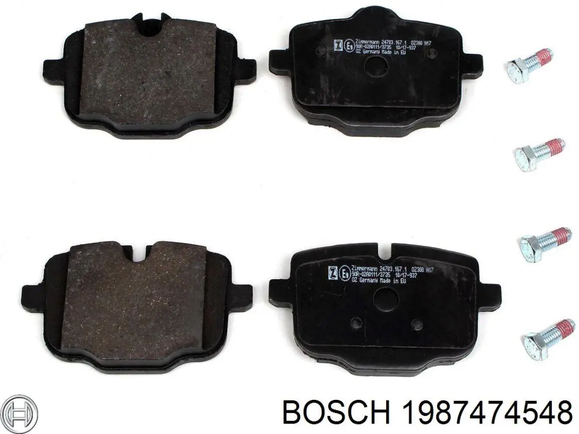 Купить 1987474548 Bosch Датчик износа тормозных колодок задний