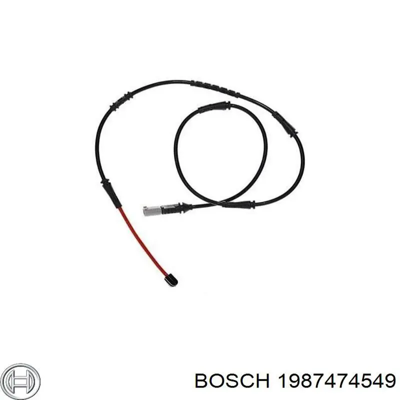 1987474549 Bosch sensor traseiro de desgaste das sapatas do freio