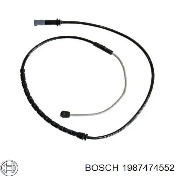 1987474552 Bosch датчик износа тормозных колодок задний