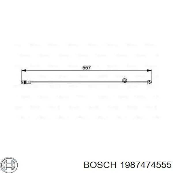 1987474555 Bosch датчик износа тормозных колодок передний