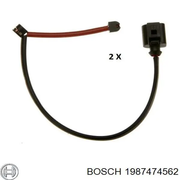 Датчик износа колодок Bosch 1987474562