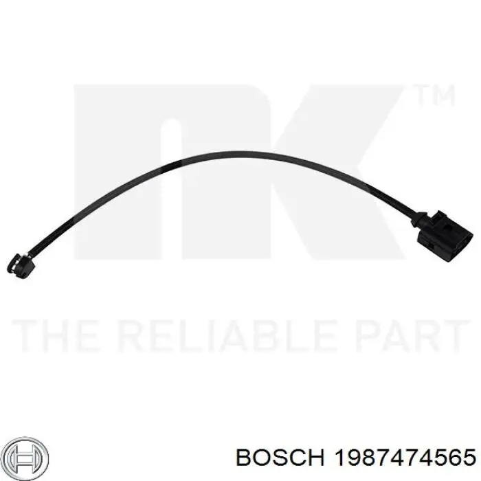 Сигнализатор износ тормозных колодок Bosch 1987474565 цена, от 5.86 USD