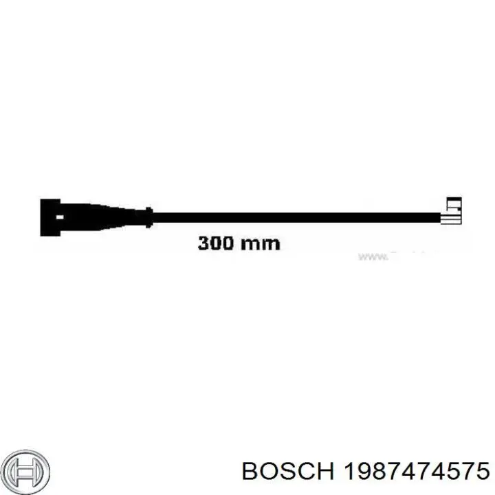 1987474575 Bosch датчик износа тормозных колодок задний