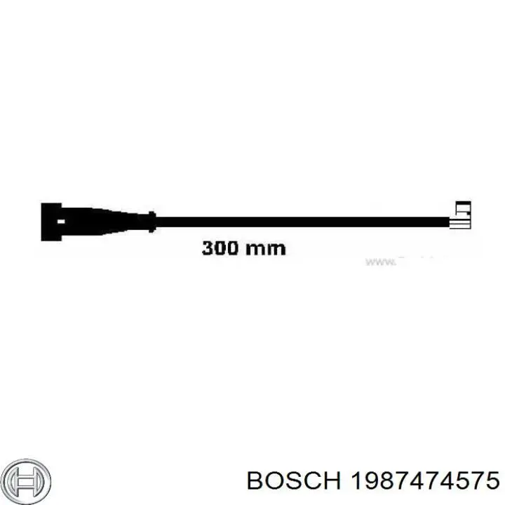 Датчик износа тормозных колодок задний 1987474575 Bosch