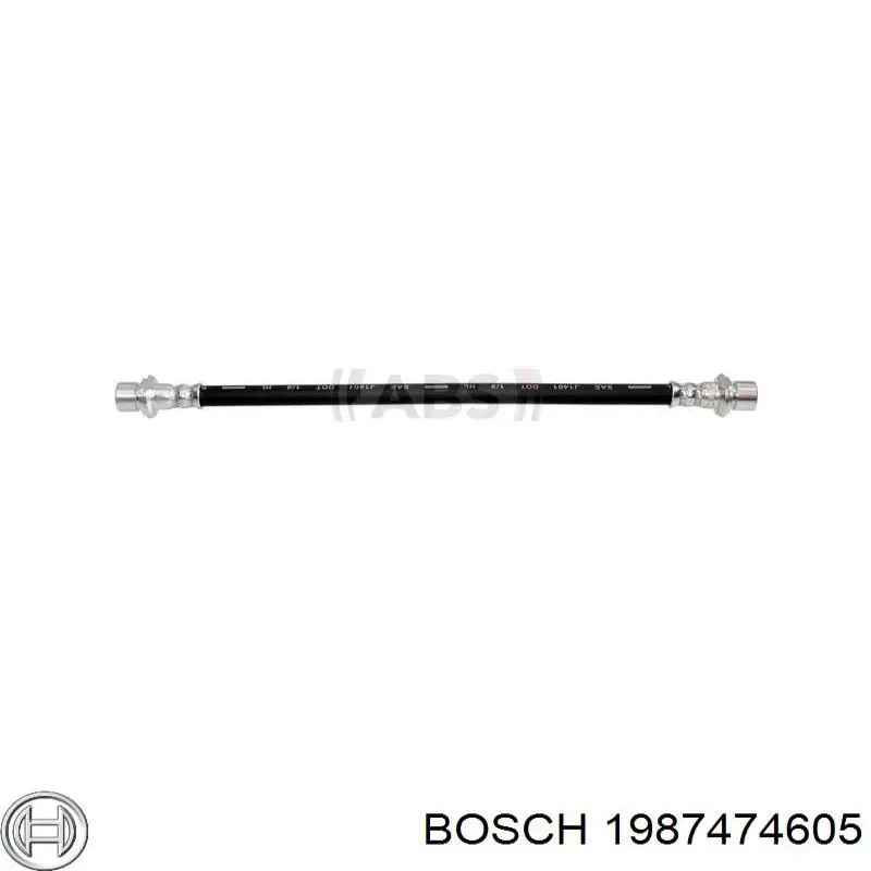 Комплект пружинок крепления дисковых колодок задних 1987474605 Bosch