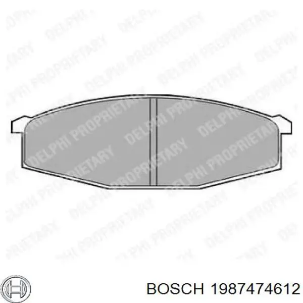 Комплект пружинок крепления дисковых колодок, передних Bosch 1987474612 цена, от 8.73 USD