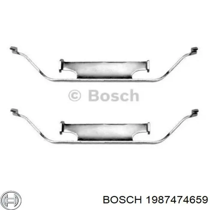 Juego de reparación, pastillas de frenos 1987474659 Bosch