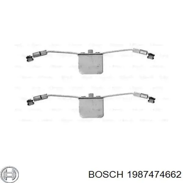 Пружинная защелка суппорта Bosch 1987474662
