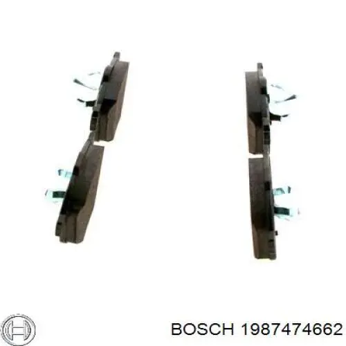 1987474662 Bosch Пружинная защелка суппорта