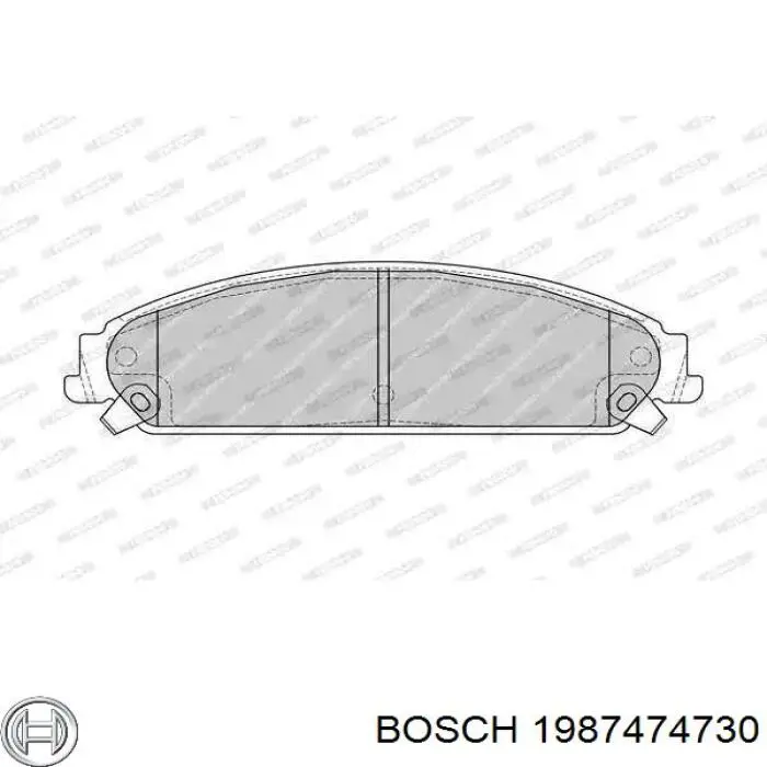 1987474730 Bosch ремкомплект тормозных колодок
