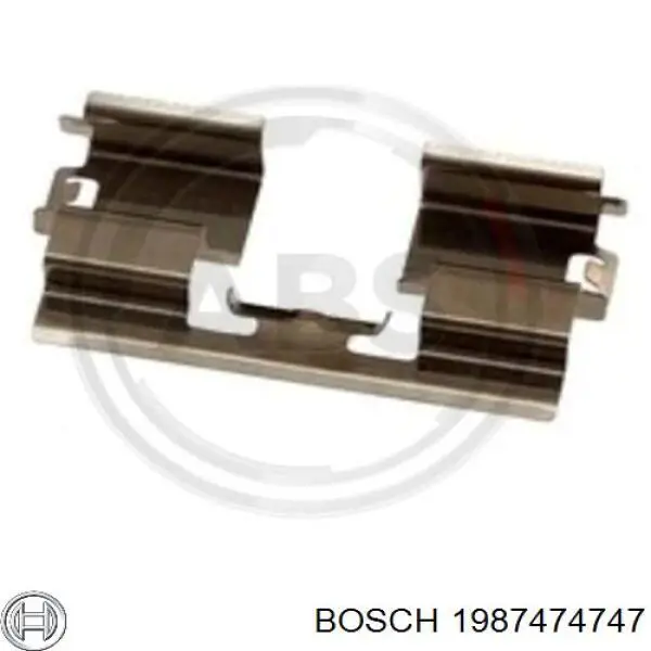 1987474747 Bosch задние тормозные колодки