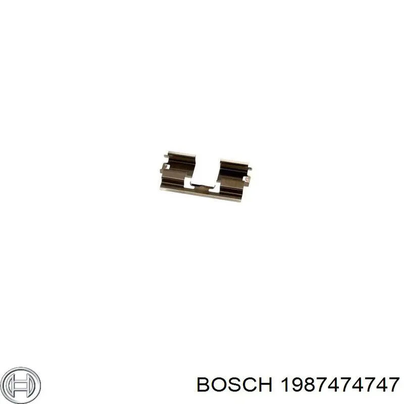 Pastillas de freno traseras 1987474747 Bosch