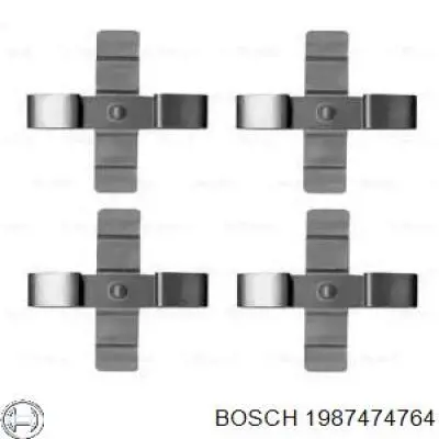 Пружинная защелка суппорта Bosch 1987474764