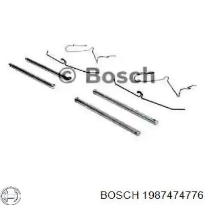 Комплект пружинок крепления дисковых колодок передних 1987474776 Bosch