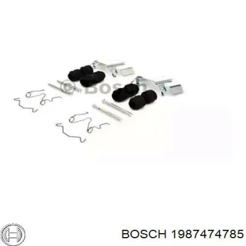 Ремкомплект тормозов задних Bosch 1987474785