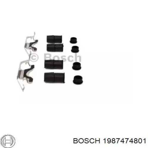 Комплект пружинок крепления дисковых колодок задних 1987474801 Bosch