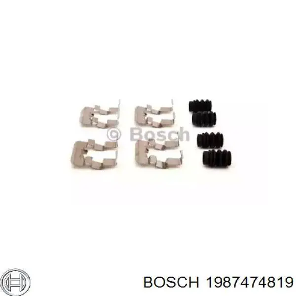 1987474819 Bosch kit de reparação das sapatas do freio