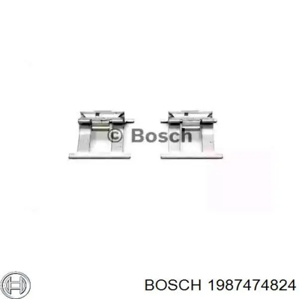 Пружинная защелка суппорта 1987474824 Bosch