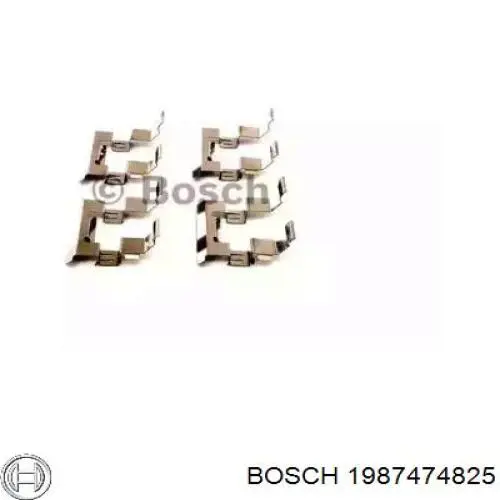 Комплект пружинок крепления дисковых колодок передних 1987474825 Bosch