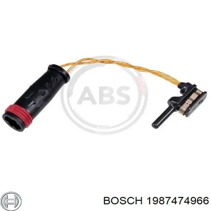 Датчик износа тормозных колодок, задний Bosch 1987474966 цена, от 3.61 USD