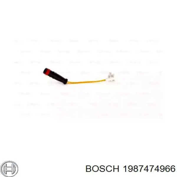 Купить 1987474966 Bosch Датчик износа тормозных колодок задний