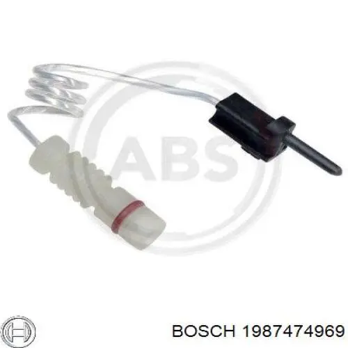Датчик износа колодок Bosch 1987474969