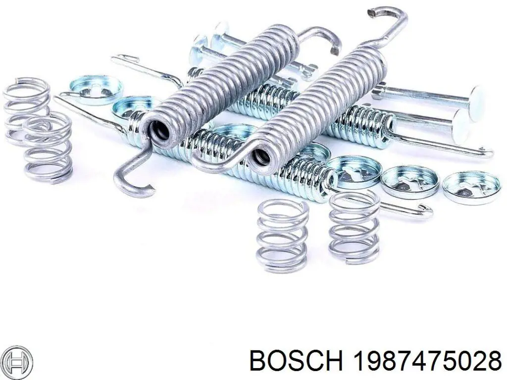 Монтажный комплект задних барабанных колодок 1987475028 Bosch