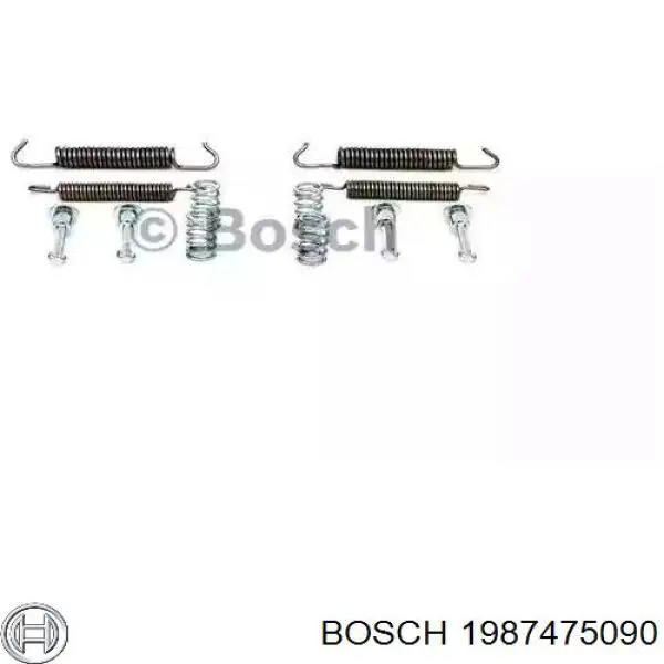 Монтажный комплект задних барабанных колодок 1987475090 Bosch