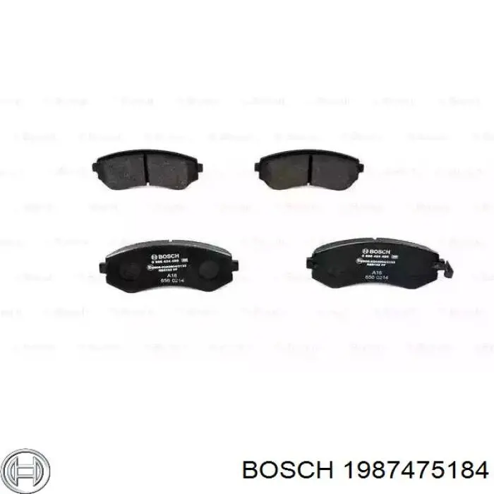Купить 1987475184 Bosch Монтажный комплект задних барабанных колодок