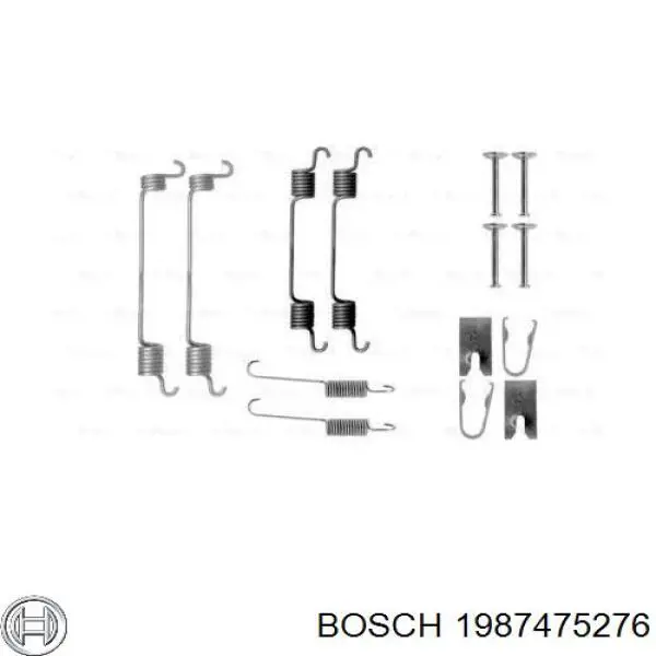 Монтажный комплект задних барабанных колодок 1987475276 Bosch