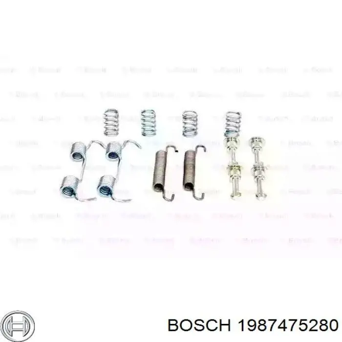Ремкомплект тормозных колодок Bosch 1987475280