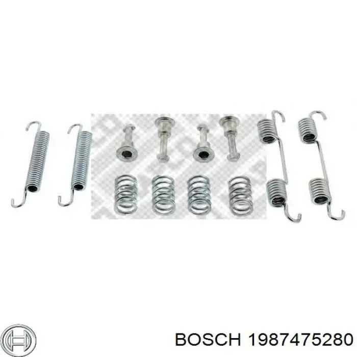 Ремкомплект тормозных колодок 1987475280 Bosch